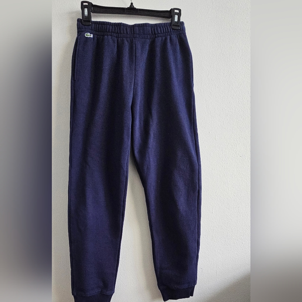 Lacoste Boy's Navy Pants Size 14 Cotton Blend